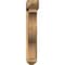Ekena Millwork Funston Arts and Crafts Rough Sawn Bracket w/ Offset Brace, Western Red Cedar, 6"W x 26"D x 34"H BKT0604X26X34FST03RWR - alternate 3